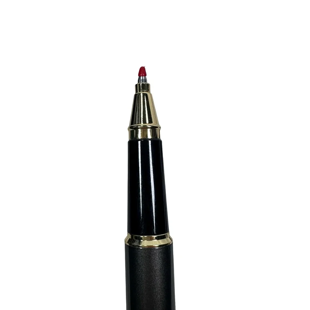 BEILUNER Gray and Gold 0.5mm Rollerball Pen Luxury Executive Writing Gift Box
